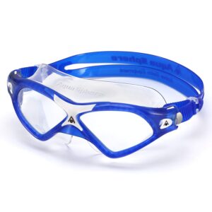 Kính bơi Mỹ Aquasphere Aqua Sphere SEAL XP 2.0 mắt rộng – Gọng Xanh mắt trắng trong