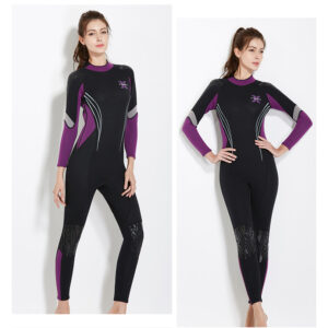 Bộ Bơi Liền Nữ Giữ Nhiệt Dày Wetsuit 3mm Đen – Size S