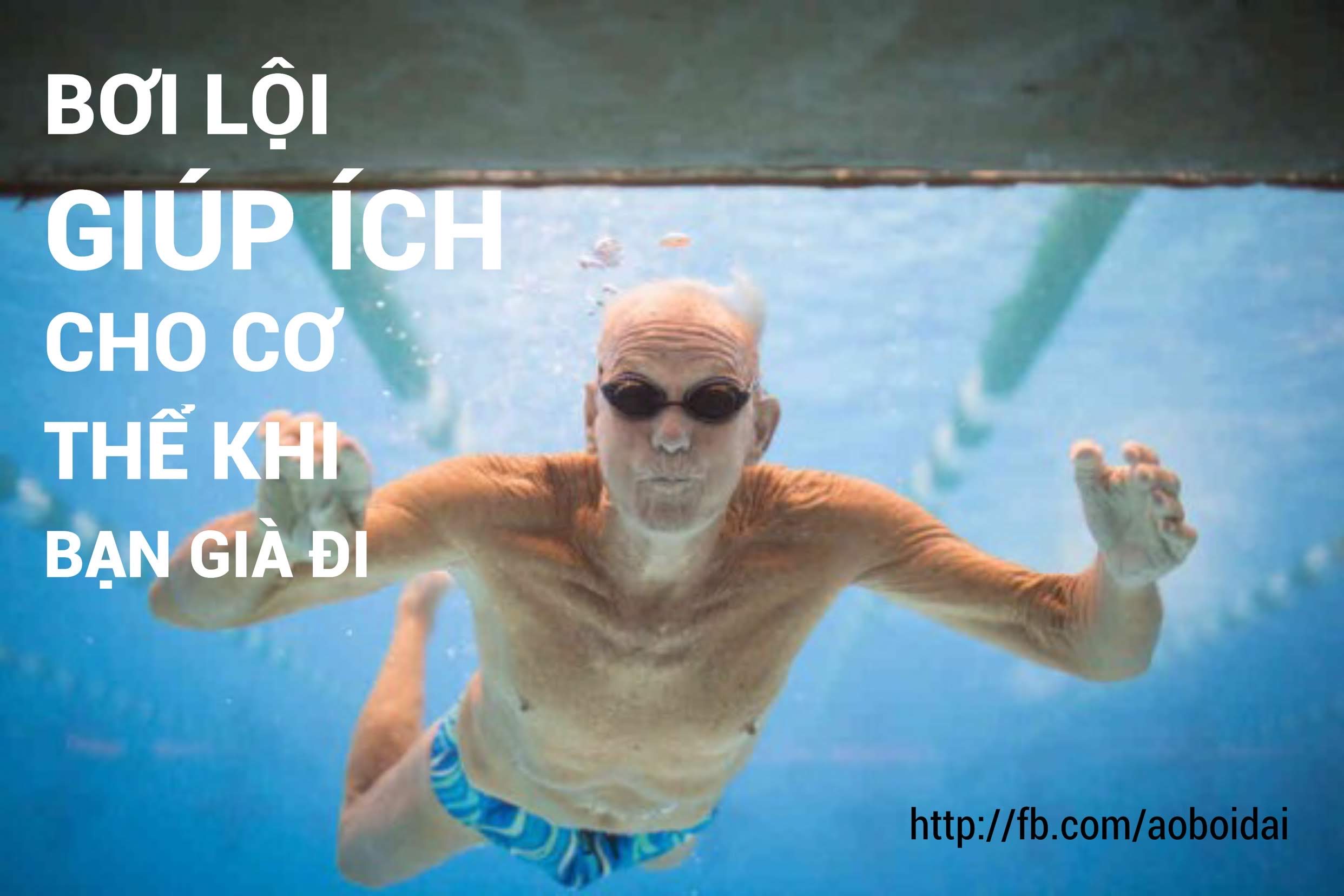 Bơi lội giúp ích cho cơ thể bạn khi bạn già đi