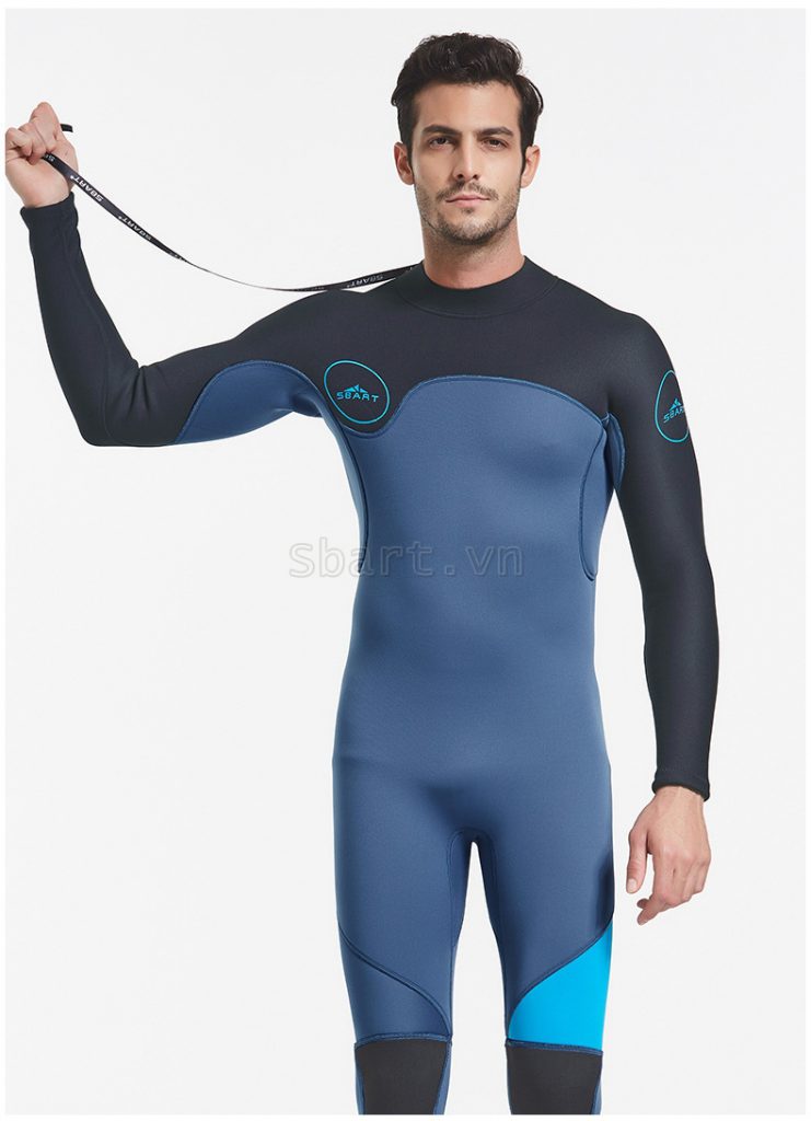 áo lặn chống nước nam dày 3mm giữ ấm khi bơi lặn, thi đấu thể thao, chèo thuyền 