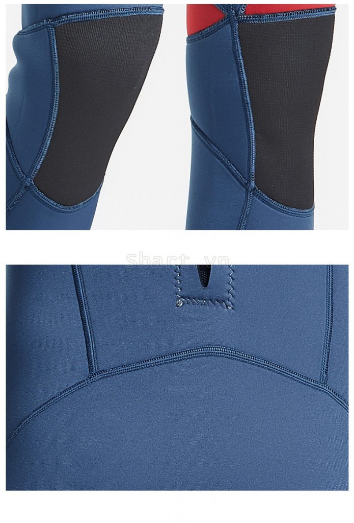 áo lặn chống nước cho nam 3mm gia cố đầu gối bằng một lớp vải dày chống mài mòn đặc chủng