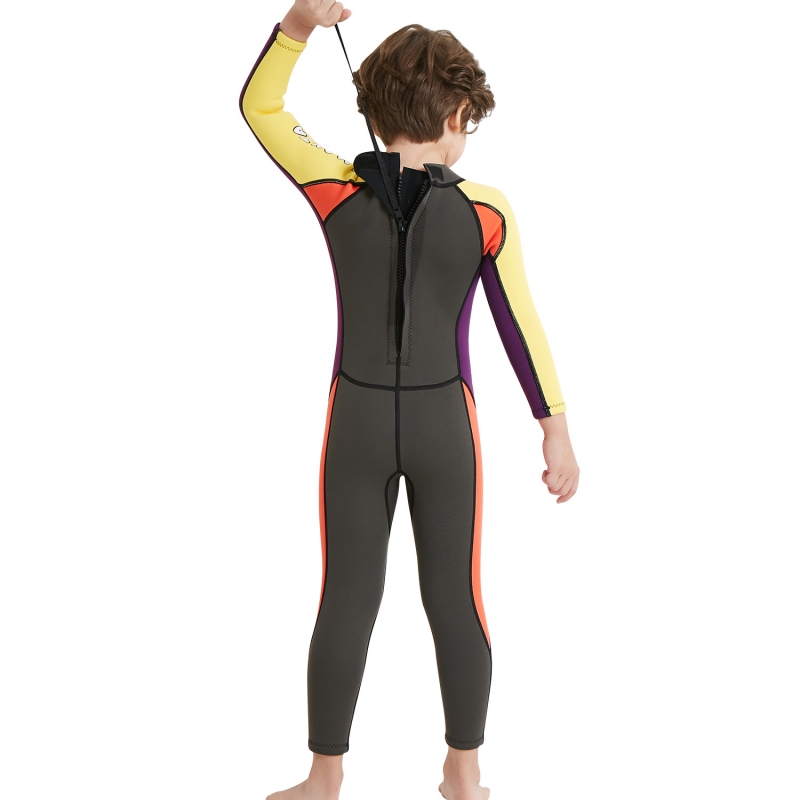 đồ bơi giữ ấm cho bé trai có dây kéo sau lưng