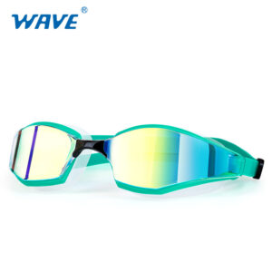 Kính Bơi Góc Rộng WAVE – Màu Xanh Lá Tráng Gương
