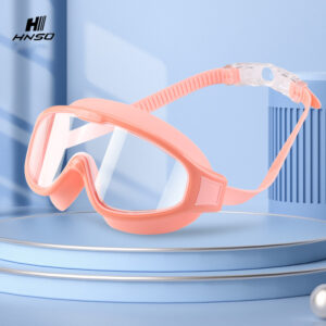 Kính Bơi Mắt Rộng 8717 – Kính Bơi Đường Trường Bơi Openwater – Hồng Cam
