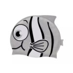 mũ bơi hình con cá màu bạc