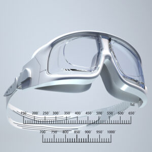 Kính bơi cận 9 độ – Kính bơi cho người cận thị độ nặng 9-10 diop Mắt kính trắng trong suốt