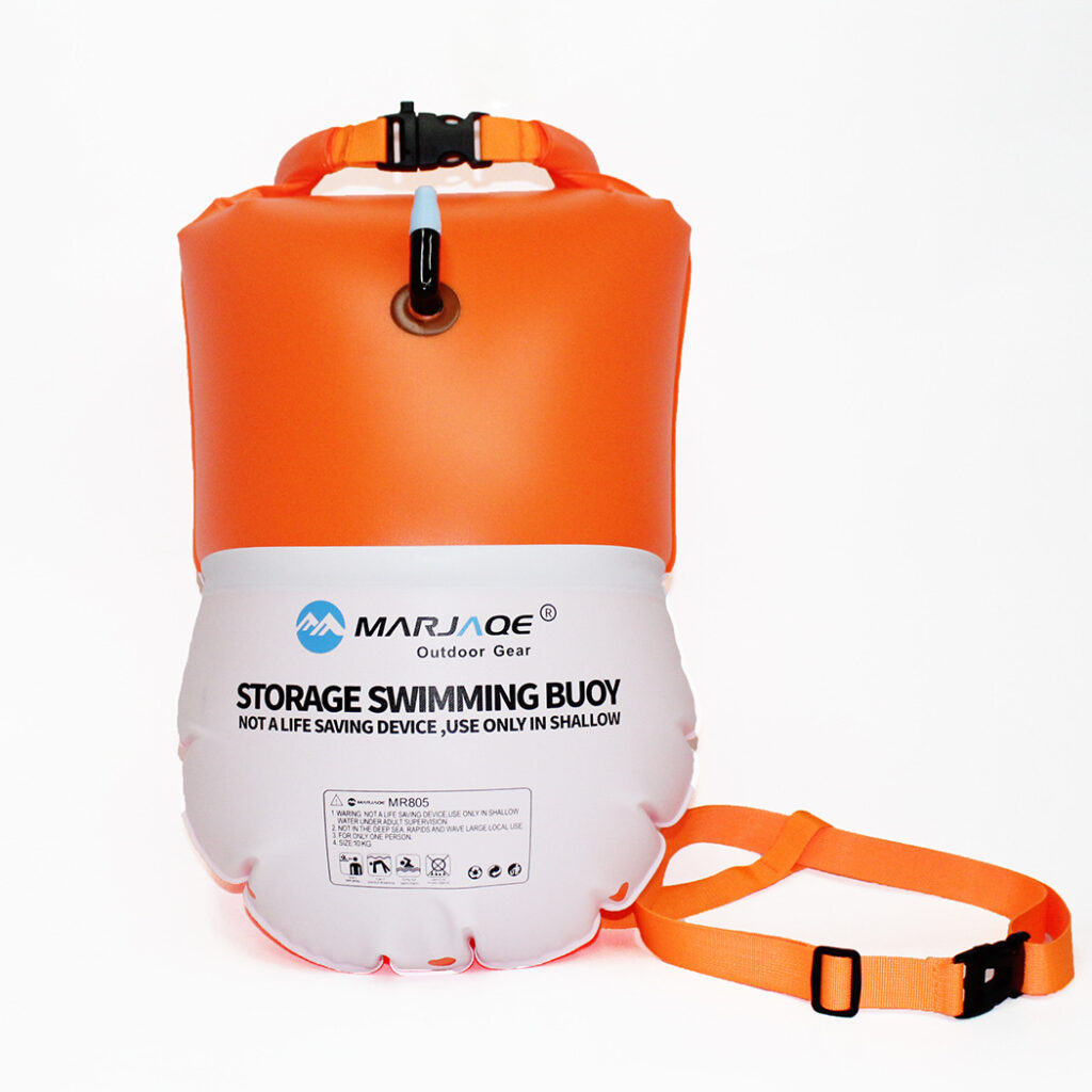 Phao Bơi Buộc Bụng Open Water 20L Vượt Sông Biển Có Ngăn Đựng Nước MR805 - Màu Cam