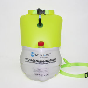 Phao Bơi Sông Biển Buộc Bụng Phao Open Water 20L Có Ngăn Đựng Nước MR805 – Màu Xanh Neon