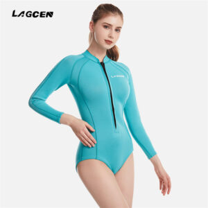 Bộ Lặn Biển Bộ Đồ Bơi Giữ Nhiệt Dày 2.5mm Cho Nữ Liền Thân Dài Tay