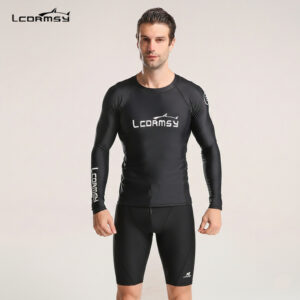 Bộ Đồ Bơi Nam 2 Món Quần Áo Dài Tay Chống Nắng Chống UV L700-1251