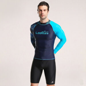 Bộ Đồ Bơi Nam 2 Món Quần Áo Dài Tay Chống Nắng Chống UV 7721251