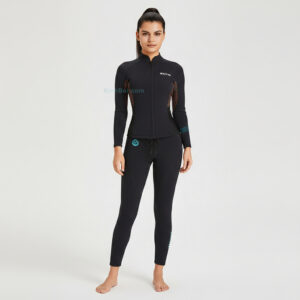 Đồ Bơi Giữ Ấm Dạng Rời Cho Nữ Bơi Trời Lạnh Wetsuit Áo Kéo Khoá Quần Dài Dày 1.5mm 202