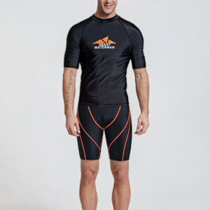 Bộ Đồ Bơi Nam 2 Món Quần Áo Cộc Tay Chống Nắng Chống UV SBART 763