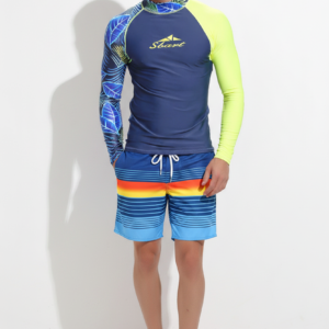 Bộ Đồ Bơi Nam SBART 2 Món Quần Bơi Biển Áo Dài Tay Chống Nắng Chống UV 742_2009