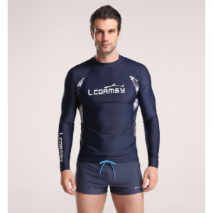 Đồ Bơi Nam Tay Dài Áo Chui Đầu Quần Bơi Dạng Đùi Y704_S04