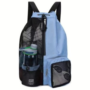 Túi Lưới Đựng Đồ Bơi Nhiều Ngăn 48x32cm – Xanh Ngọc