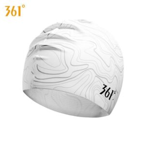 Mũ Bơi Silicone Chống Nước 361 – Họa tiết trắng