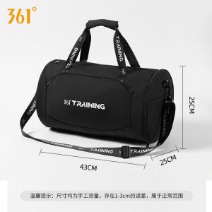 Túi đựng đồ bơi chống nước 361 dạng túi trống có khoang đựng giày 0689 – Đen